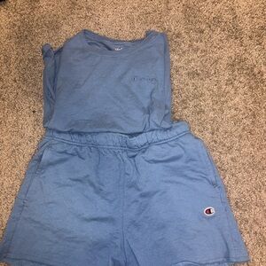 Champion Light Blue Casual Set